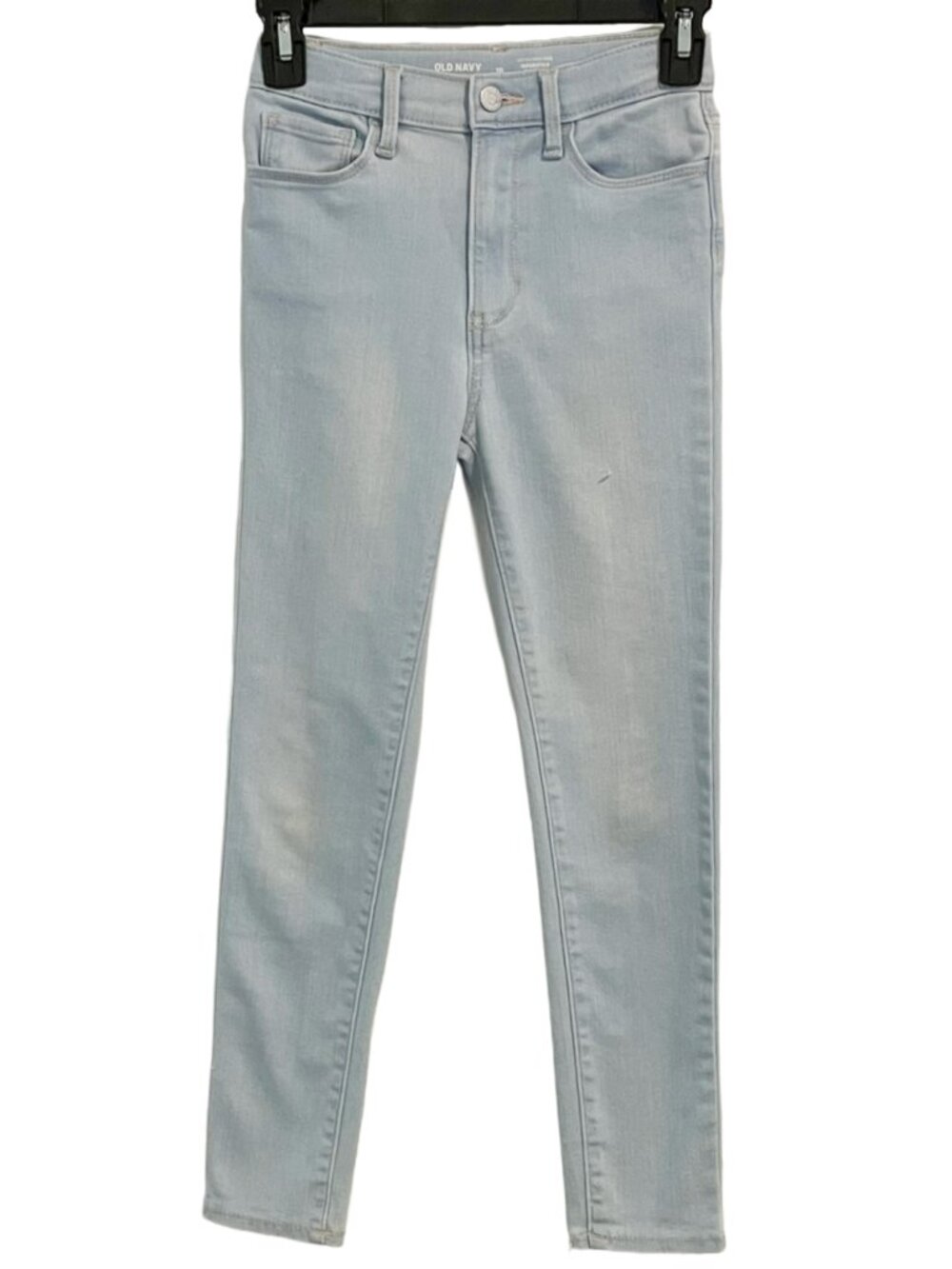 Girls Size 10 Jeans Bundle 3 Pair Old Navy Flare Rockstar Jeggings Light Wash - Picture 10 of 15